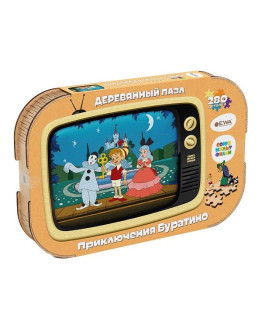 Деревянный пазл Eco Wood Art Приключения Буратино (40 × 29 см)