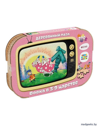 Деревянный пазл Eco Wood Art Вовка в тридевятом царстве (40 × 29 см)