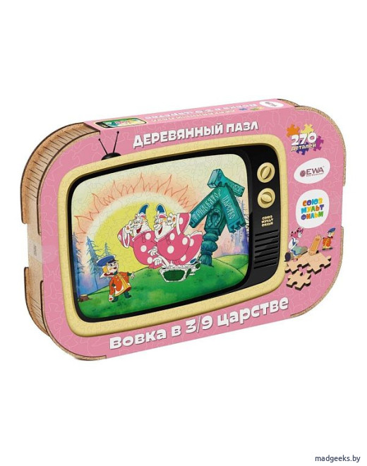 Деревянный пазл Eco Wood Art Вовка в тридевятом царстве (40 × 29 см)
