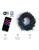 Рождественский венок со smart-гирляндой Twinkly Pre-lit Wreath 50 LED RGB+W + BT + Wi-Fi