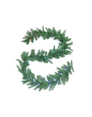 Рождественский орнамент со smart-гирляндой Twinkly Pre-lit Garland 50 LED RGB+W + BT + Wi-Fi 2,7 м