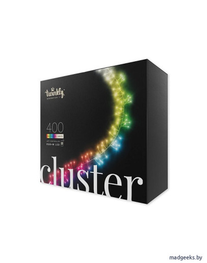 Smart-гирлянда Twinkly Cluster (Multicolor + White edition) - 400 шт. (6 м) RGB + W + BT + Wi-Fi