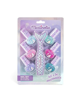 Набор из 6 лаков для ногтей и пилочки Martinelia Let’s be mermaids 12221
