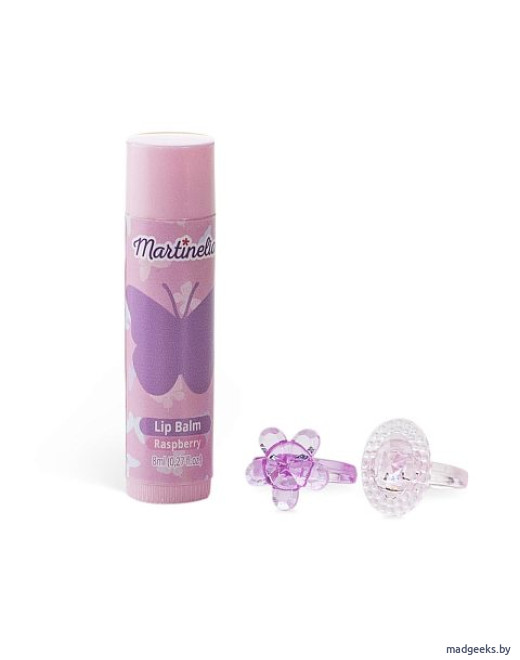 Бальзам для губ с набором колец Martinelia Shimmer Wings Цветы 26125