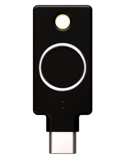 Аппаратный ключ для защиты данных YubiKey Bio Type-C- устройства для защиты криптовалюты и аксессуары для них