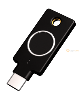 Аппаратный ключ для защиты данных YubiKey Bio Type-C- устройства для защиты криптовалюты и аксессуары для них