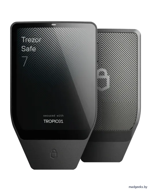 Аппаратный холодный криптокошелек Trezor Safe 7 MADGEEKS